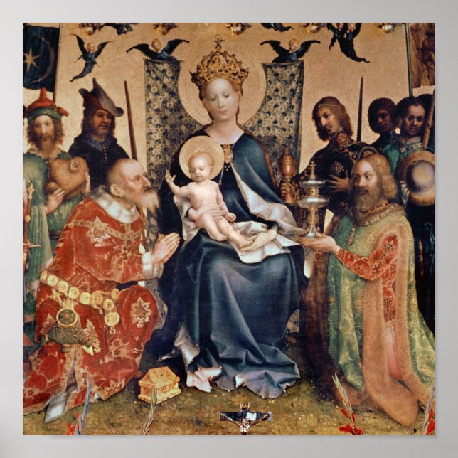 Adoration of the Magi altarpiece Poster (Front)