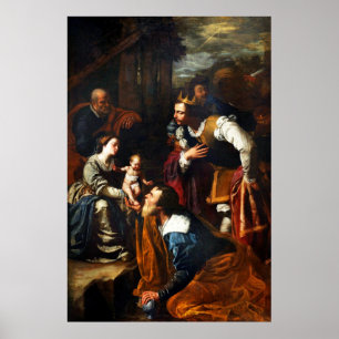 Adoration of the Magi - Artemisa Gentileschi Poster