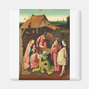 Adoration of the Magi by Hieronymus Bosch Magnet