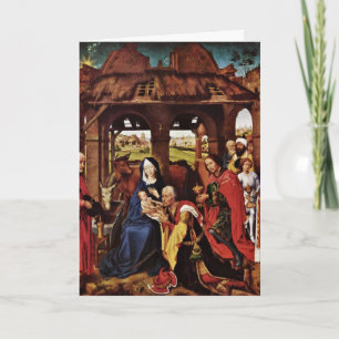 Adoration Of The Magi By Rogier Van Der Weyden Card