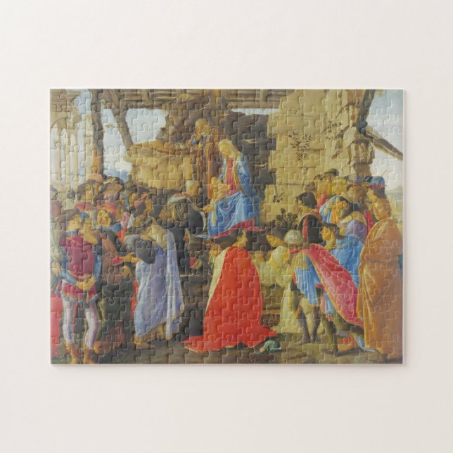 Adoration of the Magi by Sandro Botticelli 1475 Jigsaw Puzzle (Horizontal)