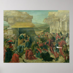 Adoration of the Magi, c.1480 (tempera on panel) ( Poster