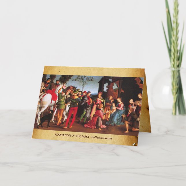 ADORATION OF THE MAGI HOLIDAY CARD (Front)