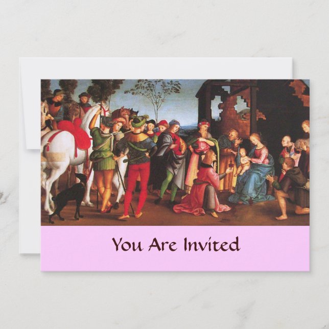 ADORATION OF THE MAGI INVITATION (Front)