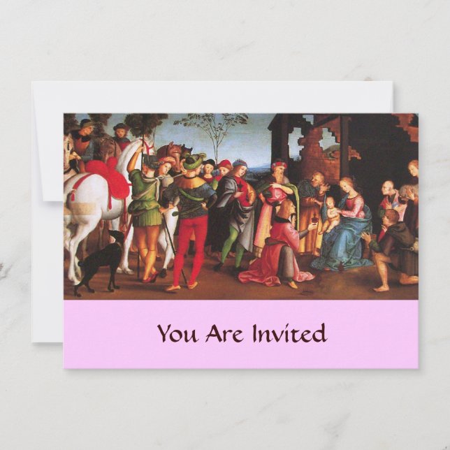 ADORATION OF THE MAGI INVITATION (Front)