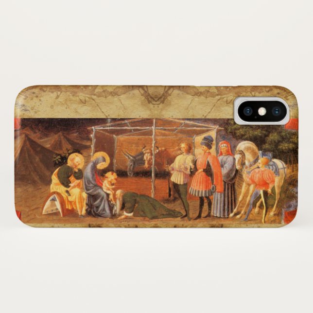 ADORATION OF THE MAGI NATIVITY  PARCHMENT Case-Mate iPhone CASE (Back (Horizontal))