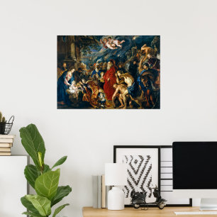 Adoration of the Magi Peter Paul Rubens Poster