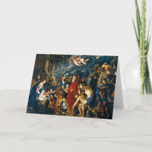 Adoration of the Magi Peter Paul Rubens Thank You Card