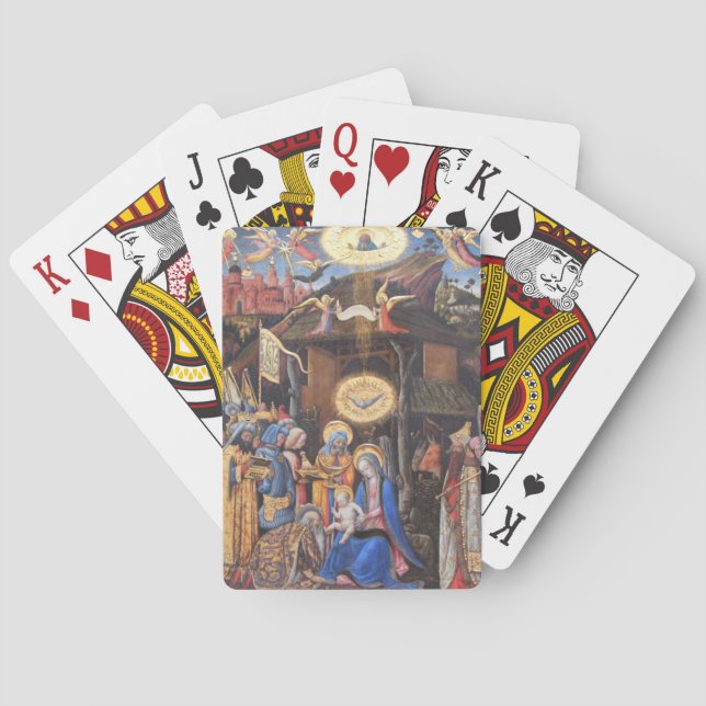 Adoration of the Magi Playing Cards (Back)