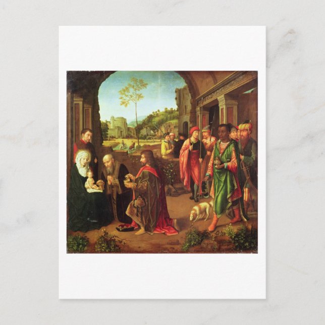 Adoration of the Magi Postcard (Front)