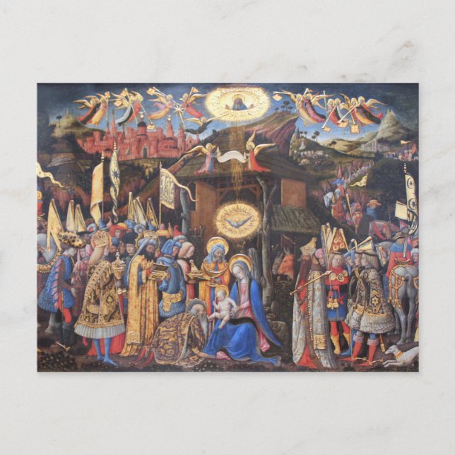 Adoration of the Magi Postcard (Front)
