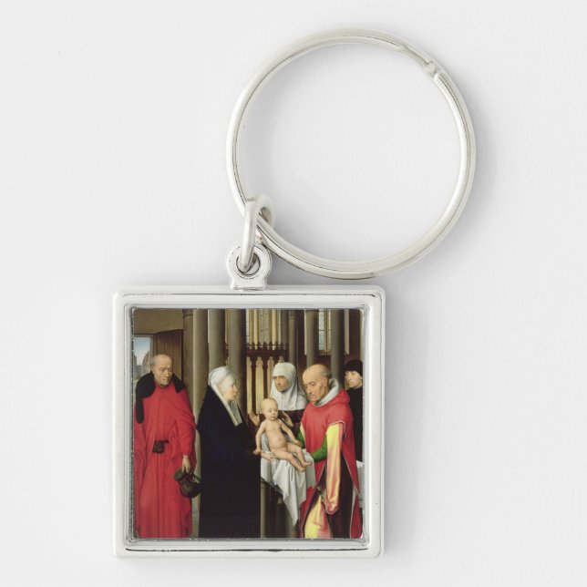 Adoration of the Magi: Right wing of triptych Key Ring (Front)