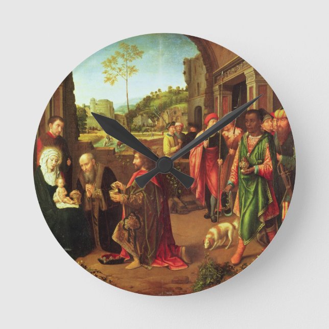 Adoration of the Magi Round Clock (Front)
