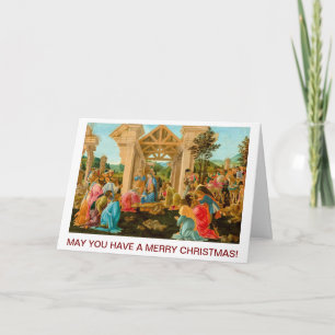 Adoration of the Magi Sandro Botticelli 1478-1482 Card