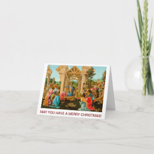 Adoration of the Magi Sandro Botticelli 1478-1482 Card