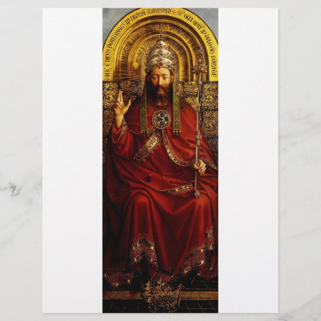 Adoration of the Mystic Lamb by Jan van Eyck Flyer (Front)