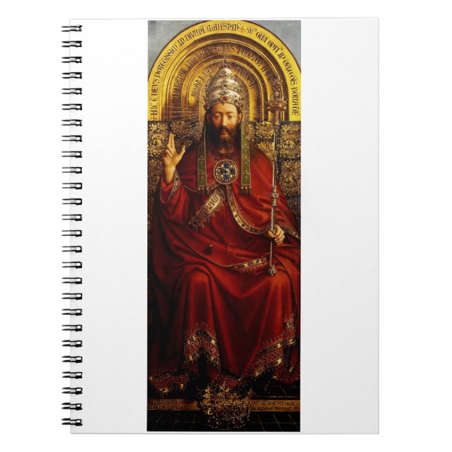 Adoration of the Mystic Lamb by Jan van Eyck Notebook (Front)