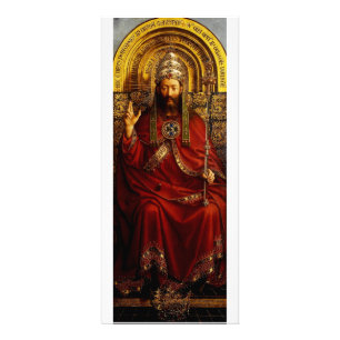 Adoration of the Mystic Lamb by Jan van Eyck Rack Card