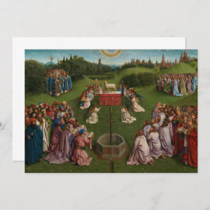 Adoration of the Mystic Lamb, The Ghent Altarpiece Thank You Card
