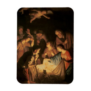 Adoration of the Shepherds, 1617 (oil on canvas) Magnet