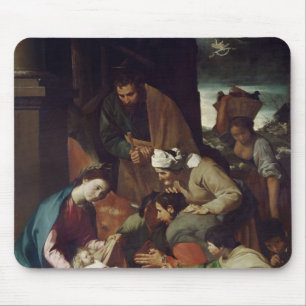 Adoration of the Shepherds, 1630 Mouse Pad