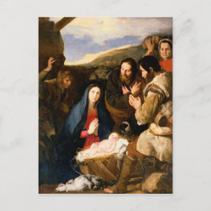 Adoration of the Shepherds, 1650 Postcard