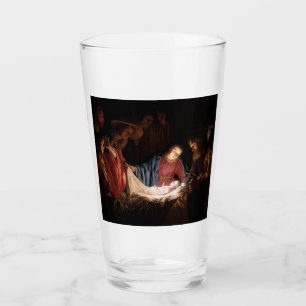 Adoration of the Shepherds by Gerard van Honthorst Glass