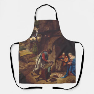 Adoration of the Shepherds by Giorgione Apron