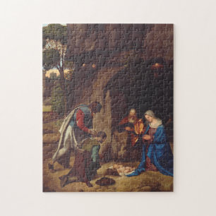 Adoration of the Shepherds by Giorgione Jigsaw Puzzle