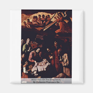 Adoration Of The Shepherds, By Zurbarán Francisc Magnet