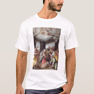 Adoration of the Shepherds, c.1500 (tempera on pan T-Shirt