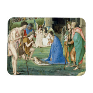 Adoration of the Shepherds, circa 1500 Magnet