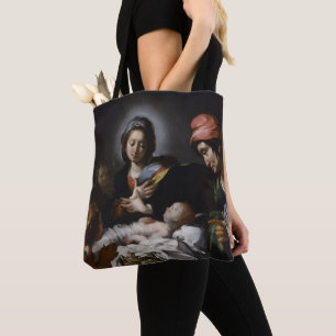 Adoration of the Shepherds, circa 1615 Tote Bag