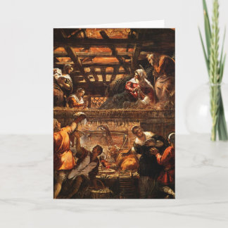 Adoration of the Shepherds Holiday Card
