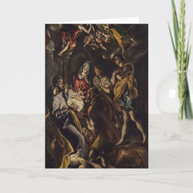 Adoration of the Shepherds Holiday Card (Front)