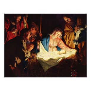 Adoration of the Shepherds - Honthorst Flyer