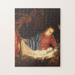 Adoration of the Shepherds - Honthorst Jigsaw Puzzle