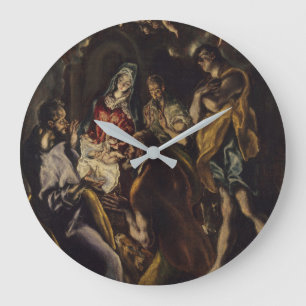 Adoration of the Shepherds Large Clock