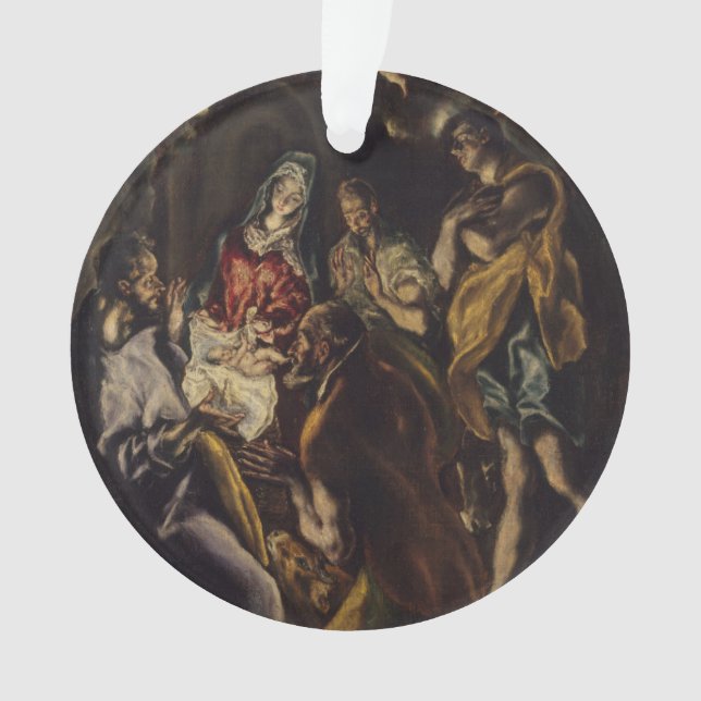 Adoration of the Shepherds Ornament (Front)