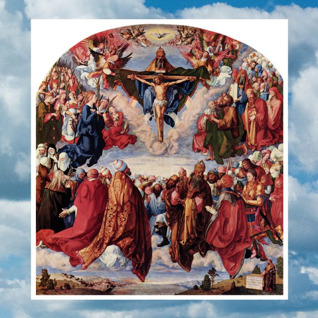 Adoration of the Trinity by Albrecht Durer, 1511 Poster (Creator Uploaded)