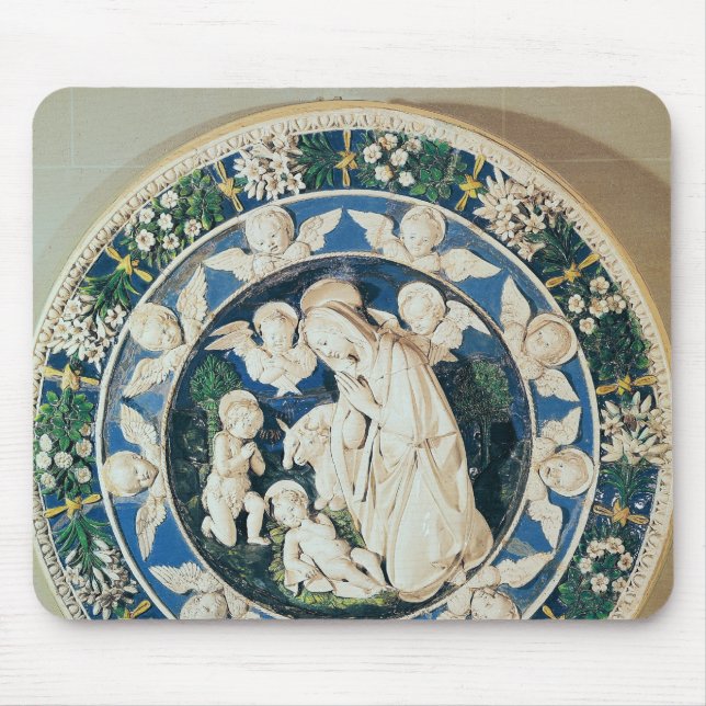 Adoration of the Virgin with St. John Mouse Pad (Front)