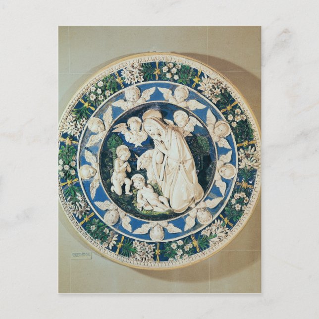 Adoration of the Virgin with St. John Postcard (Front)