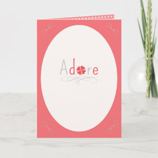 Adore You Holiday Card