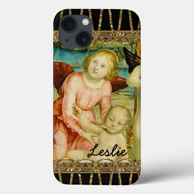 Adored Christ Child Beautiful Monogram  Case-Mate iPhone Case (Back)
