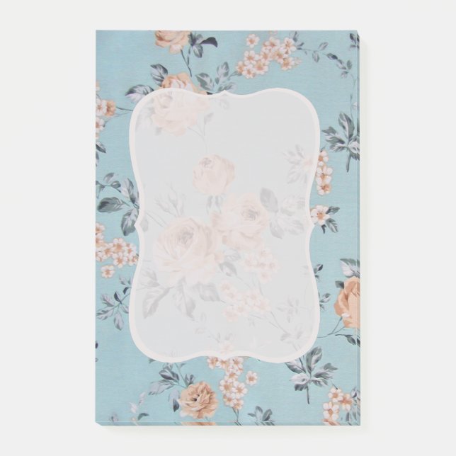 Adoring Flowers - Post-it® Notes 4"x6" Antoinette (Front)