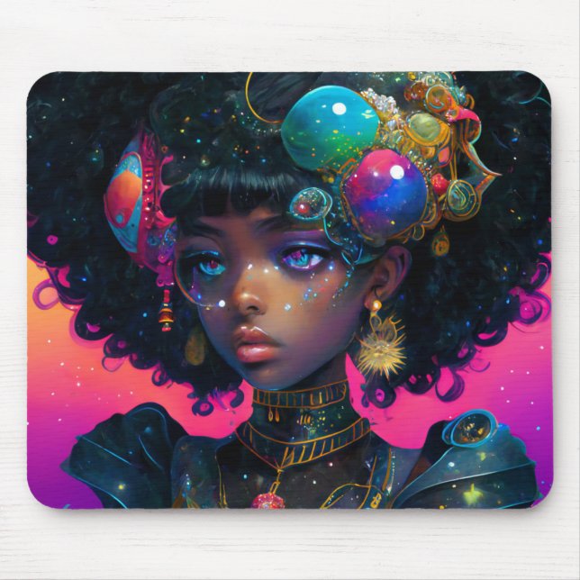 Adorned Knight Mouse Pad (Front)