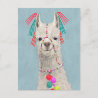 Adorned Llama - White