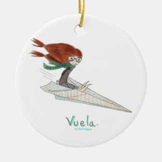 Adornos de Vuela Ceramic Ornament