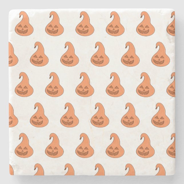 Adorobale Pumpkin Stone Coaster (Front)