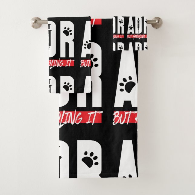 ADR But Handling It Veterinarian Vet Tech Bath Towel Set (Insitu)